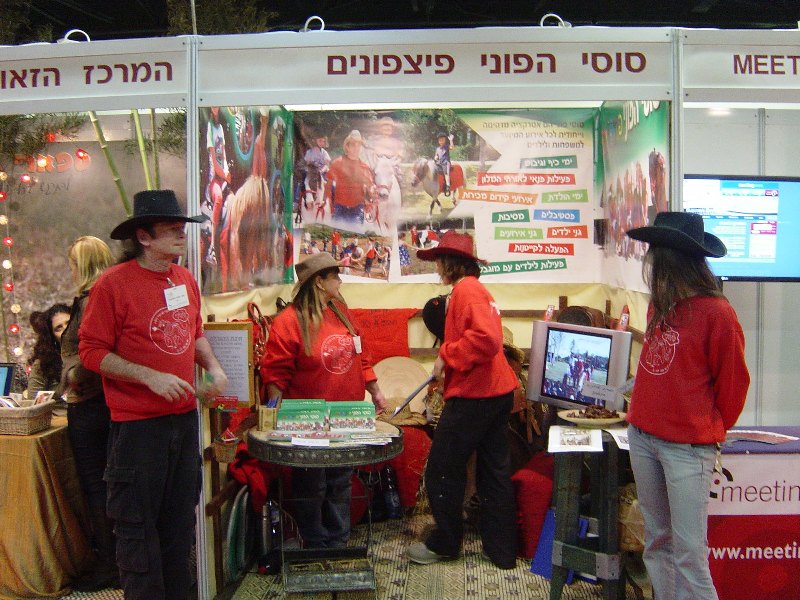 סוסי הפוני פיצפונים ביריד בגני התערוכה בתל אביב